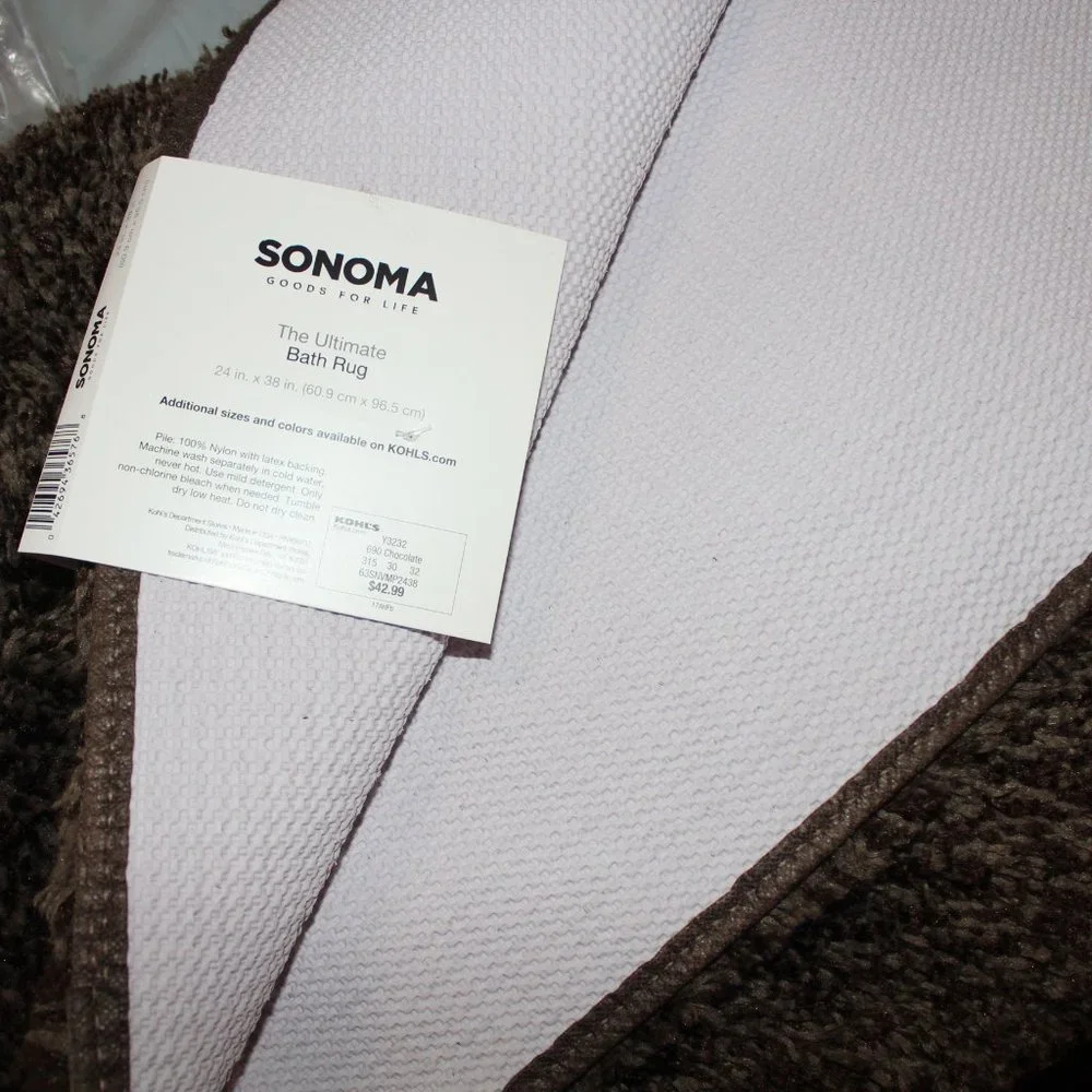 Sonoma Bath Rug - Brown Heather
